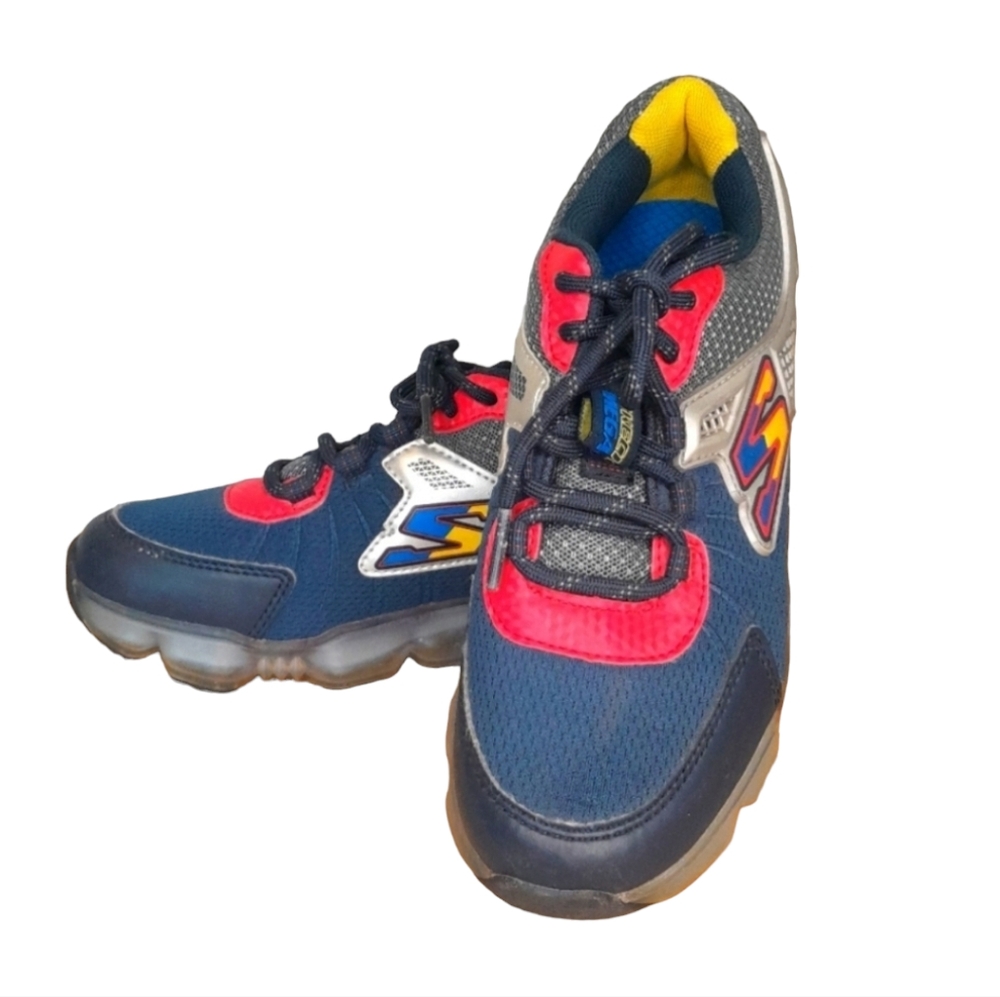 Skechers Skech-Air Air Cooled Memory Foam Youth Sneakers Size 2
